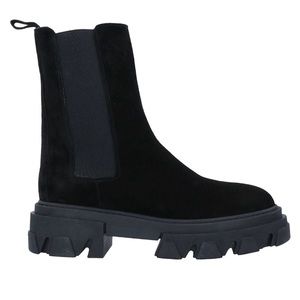 Tall Suede Chelsea Boots